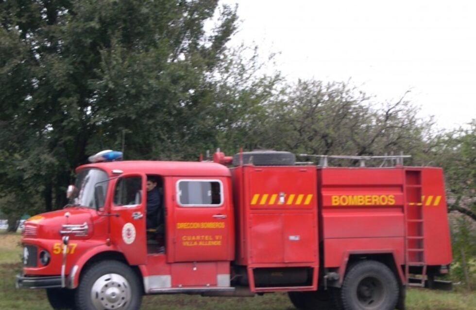 Villa Allende: un incendio destruyó una vivienda en su totalidad