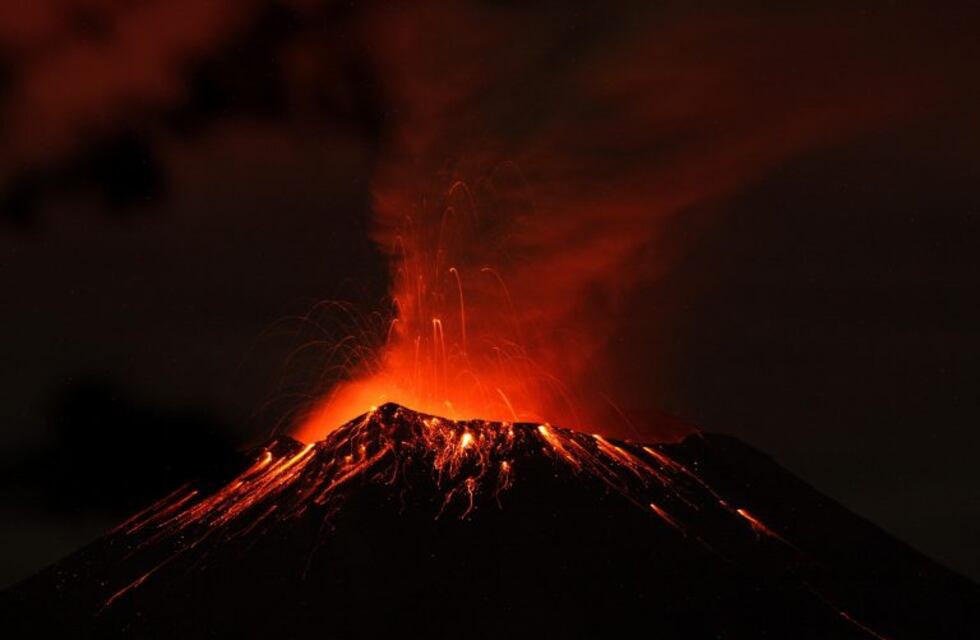 Video: la impresionante erupción de un volcán en México