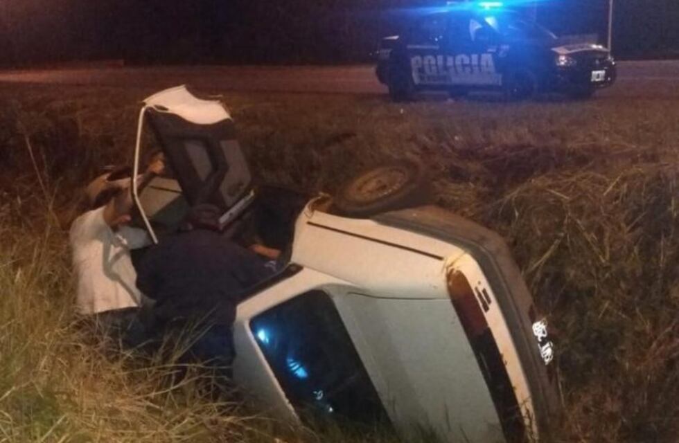 Un hombre mayor despistó sobre la ruta 14 pero resultó ileso