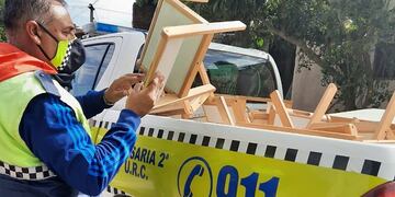 Inseguridad: recuperan sillas y mesas robadas a un jardín de infantes\u002E (Policía de Tucumán)