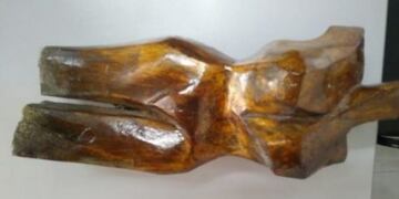Robó una escultura para supuestamente restaurarla\u002E (Web)\u002E