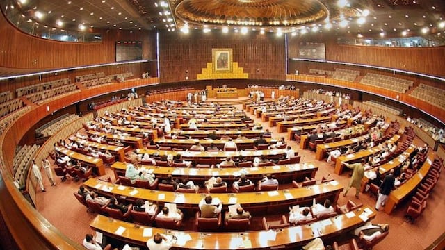 Asamblea nacional de Pakistán\u002E (DPA)