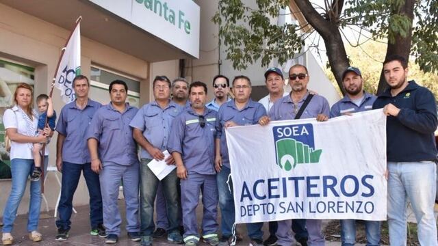 Protesta de trabajadores Buyatti