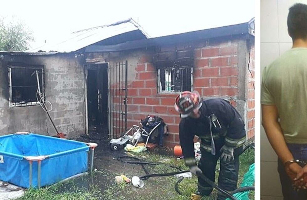 El acusado de golpear a una embarazada e incendiar la casa ya había sido denunciado por violencia