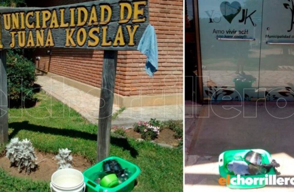 Insólito: fue a lavar los platos a la Municipalidad porque no tiene agua en su casa