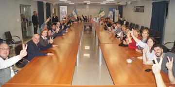 Los 40 consejeros del PJ deliberaron y calentaron el ambiente en la sede del Justicialismo\u002E (Prensa Partido Justicialista)