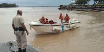 Prefectura, delegación San Lorenzo está al frente de la búsqueda\u002E (Archivo)