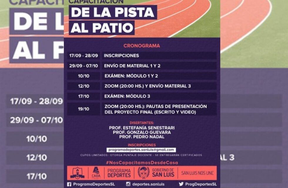 Lanzan "De la pista al patio"