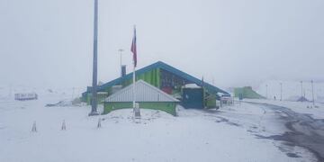 Nevadas en el Paso Internacional Cristo Redentor