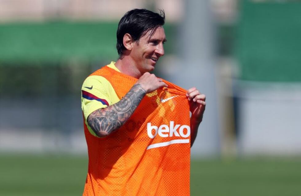 Messi volvió a entrenar en el Camp Nou y confesó: "Cómo lo extrañaba"