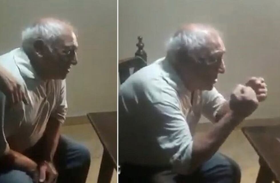 La emoción de un abuelo que se enteró por Zoom que su nieto se recibió de abogado