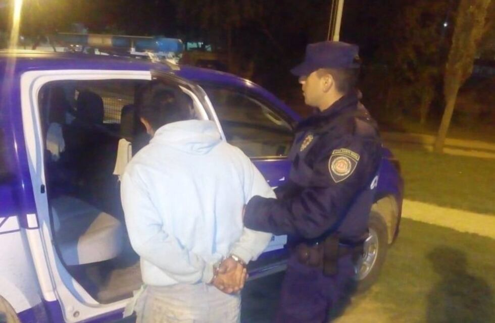 Malagueño: encontraron a un joven trasladando elementos robados