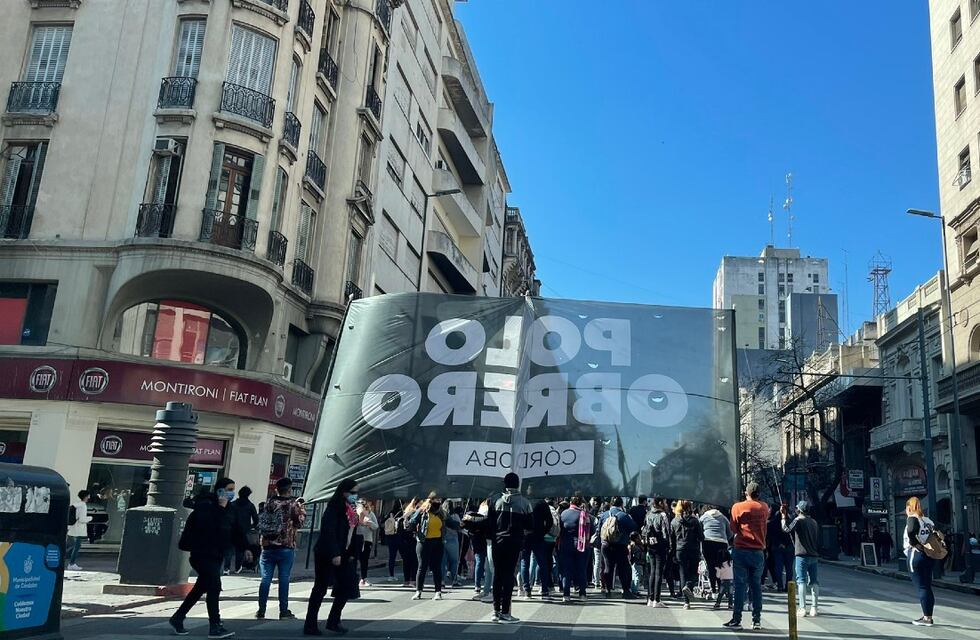 Caos de tránsito por marchas del Polo Obrero de Córdoba y ATE