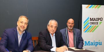 Matías Stevanato y Walter Bressia impulsan el enoturismo desde Maipú. Foto: Prensa Maipú