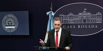 El vocero presidencial Manuel Adorni dio una nueva conferencia de prensa este martes. (Archivo)
