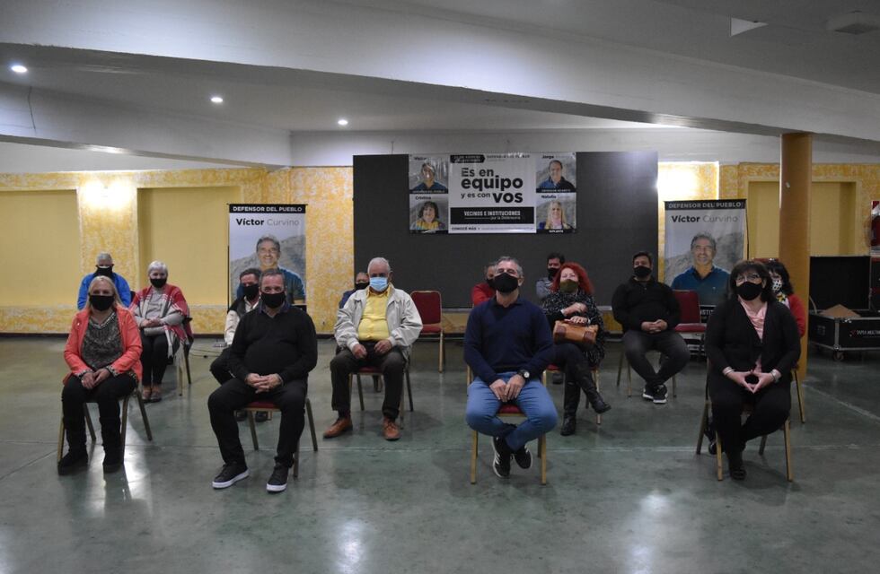 Importantes referentes barriales de toda la Ciudad apoyan al equipo de Vecinos e Instituciones que lleva a Curvino como candidato a Defensor del Pueblo