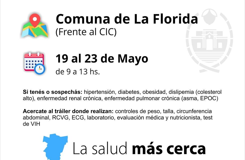 La Florida recibe al Tráiler de Enfermedades Crónicas