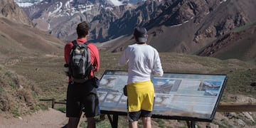 Por las fuertes tormentas y aludes que se registran en la zona se suspendió el ingreso al Parque Provincial Aconcagua.
