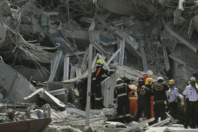VIDEO: así se derrumbaron los edificios en Myanmar por el fuerte terremoto de magnitud 7,7.