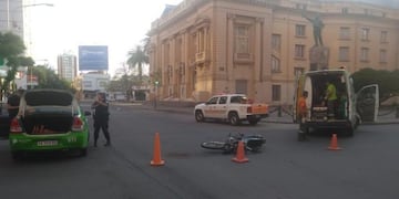 Fuerte choque en el centro de Bahía Blanca