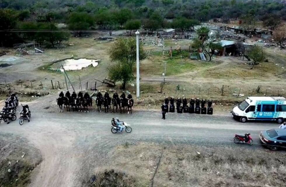 Usurpaciones: después de tres años desalojan a 30 familias en el ex Campo de Tiro