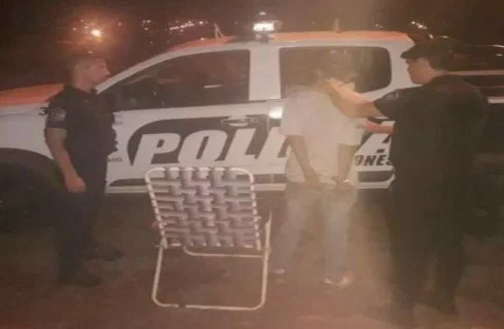 Atraparon a Pinocho cuando huyó de una casa con un sillón plegable