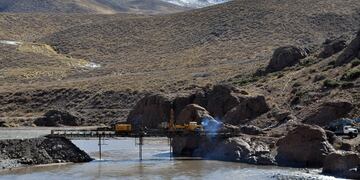 Río Grande, en Malargüe, el más ccausaloso de la provincia.