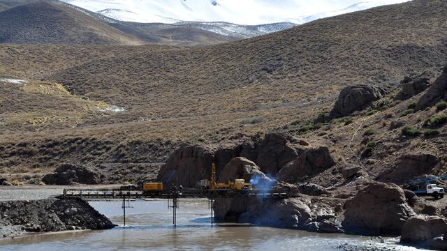Río Grande, en Malargüe, el más ccausaloso de la provincia.