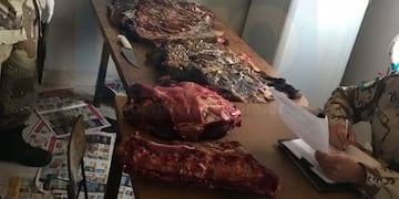 Asado secuestrado\nCrédito: Noticias Villaguay
