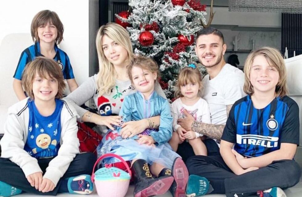 Los saludos de los hijos de Maxi López a Mauro Icardi por su cumpleaños: "Hola, papi"