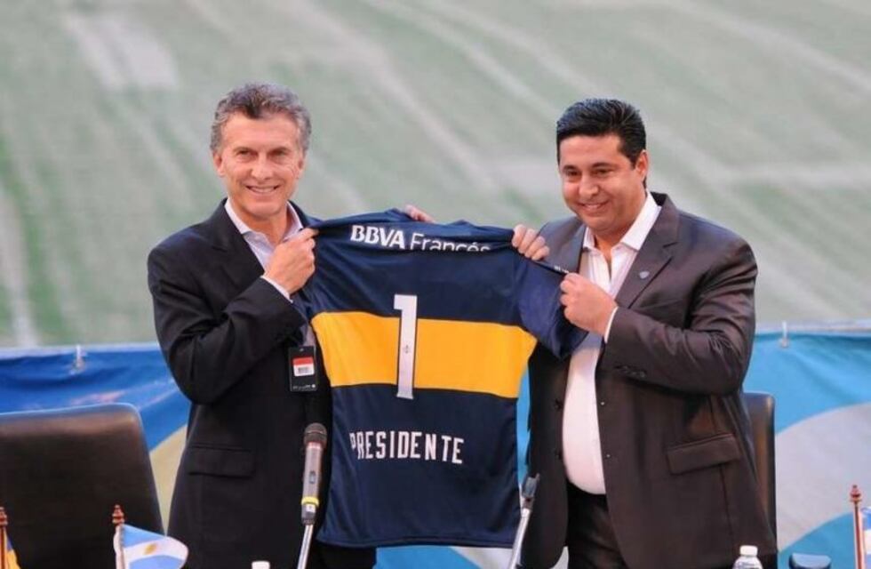 Macri: "Estoy muy contento como buen bostero"