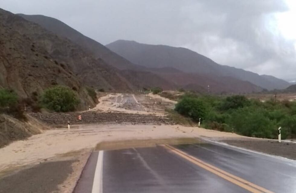 Por las lluvias en Jujuy hay cortes en las rutas N°9 y N°52