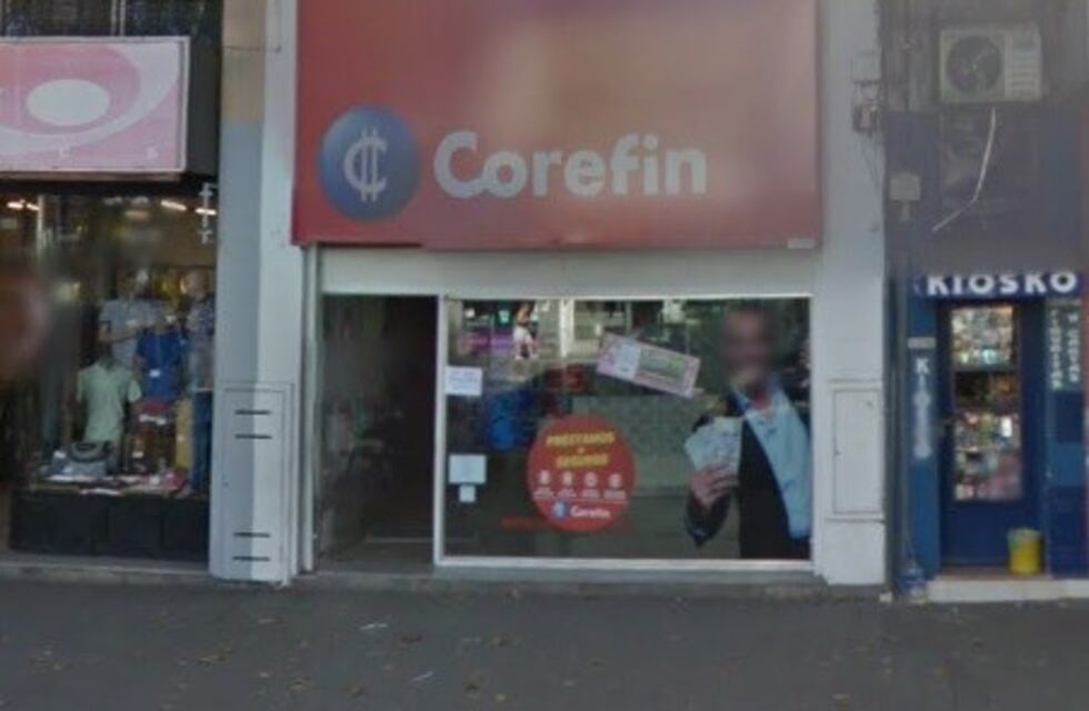 Asaltaron una sucursal de Corefin en la zona sur