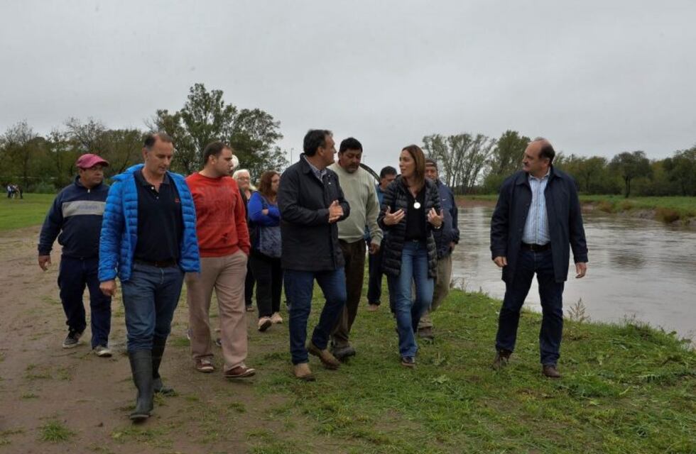 Vidal recorrió trabajos que evitaron inundaciones en el norte de la provincia