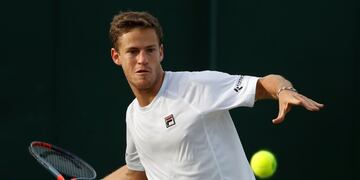 Diego Schwartzman se metió por primera vez en la tercera ronda de Wimbledon\u002E (AP)