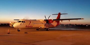 Por ahora no autorizan a Avianca a volar entre Rosario y Córdoba\u002E (Facebook Aeropuerto Rosario)