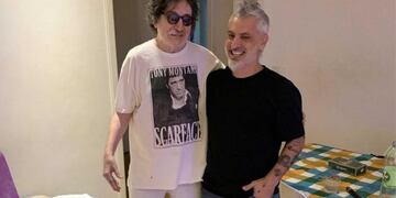 Amigo personal del músico, el productor cordobés llevó tranquilidad a los fans\u002E
