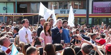 Imagen archivo\u002E Macri junto a Vidal en una de las últimas veces que se mostraron juntos en un acto público\u002E Foto: Prensa Presidencia\u002E