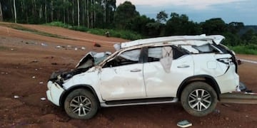 El fatal vuelco ocurrió en la tarde del viernes en Cruce Caballero, San Pedro\u002E