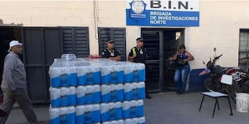 cargamento de cerveza