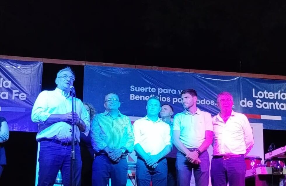 Alcides Calvo estuvo en la 37° fiesta del chorizo en Ataliva