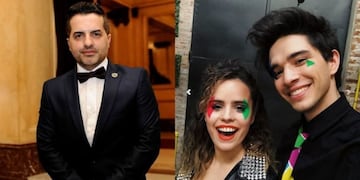 Angel de Brito, Julian Serrano y Sofi Morandi