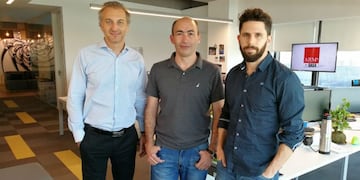 Juan Chacón, Daniel Gándara y Daniel Ravinobich\u002E