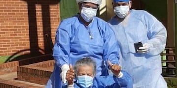 Con 85 años fue la persona de más edad en derrotar al COVID en Misiones\u002E
