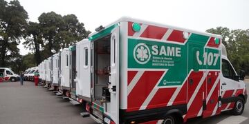 Rodríguez Larreta presentó 15 nuevas ambulancias para el SAME, equipadas con la última tecnología (GCBA)