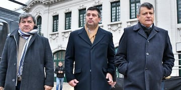 El ministro de Producción del Chaco, Marcelo Repetto, junto al gobernador Domingo Peppo