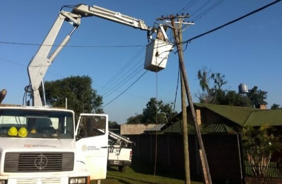 Este sábado habrá cortes de luz en Andresito y zonas de influencia