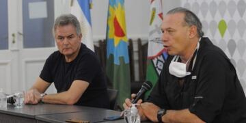 Sergio Berni y Héctor Gay