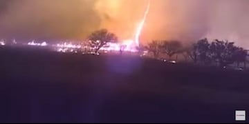 Fuego en Villa Larca en San Luis_2