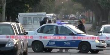 La calle Laprida quedu00f3 cortada luego del terrible siniestro ocurrido este lunes a la tarde\u002E